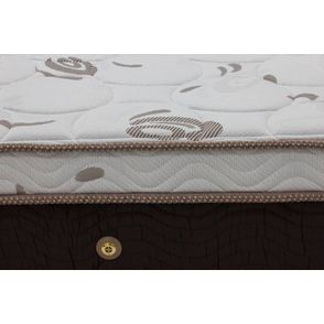 Colchao Sleepking Casal 138 cm (LARG) Marrom e Branco - 42520