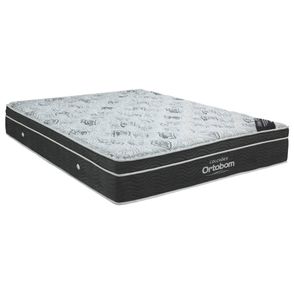 Colchao Exclusive Nanolastic Casal 138 cm (LARG) Cinza e Branco - 42530