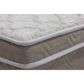 Colchao Light Superpocket Queen 158 cm (LARG) Bege e Branco - 42550