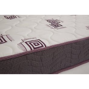 Colchao Light D33 Alto Casal 138 cm (LARG) Branco e Azul - 42629