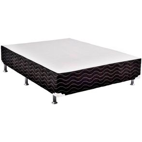 Base de Cama Box Light Black Alta Casal 138 cm (LARG) - 42678