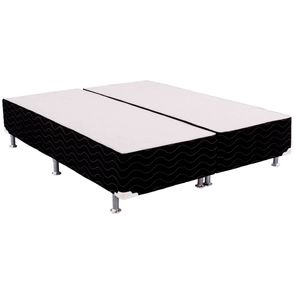 Base de Cama Box Light Black Alta Queen 158 cm (LARG) - 42679