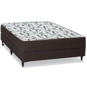 Conjugado Triuno Casal 138 cm (LARG) Marrom e Branco - 42988