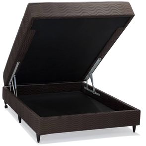 Conjugado Triuno Casal 138 cm (LARG) Marrom e Branco - 42988