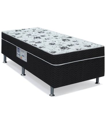 Conjugado Union Ortopedic Solteirao 108 cm (LARG) Branco e Preto - 42992