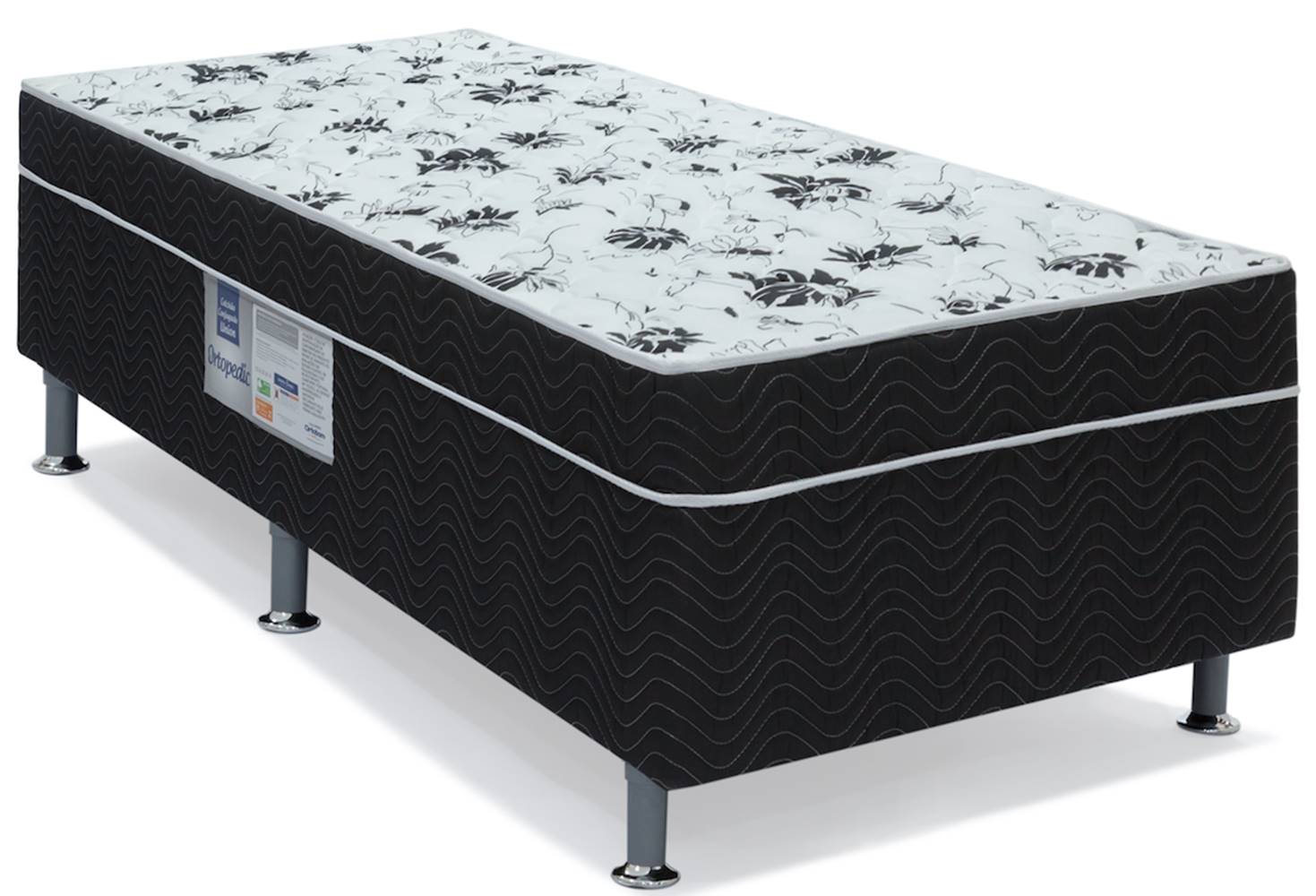 Conjugado-Union-Ortopedic-Solteiro-108-cm--LARG--Branco-e-Preto---42992