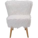 PoltronaMilaBrancaEstofadaPeleSinteticaBaseMadeira