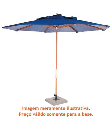 Base Ombrelone Central Prime/ Leblon  Concreto 49x49 cm - 43809