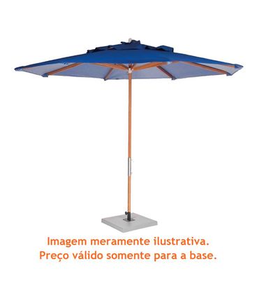 Base Ombrelone Central Prime/ Leblon  Concreto 65x65 cm - 43810