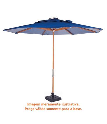 Base Ombrelone Central Prime/ Leblon  Concreto Revestido 40x40 cm - 43811