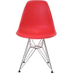 CadeiraEamesEiffelPPVermelhaBaseCromada