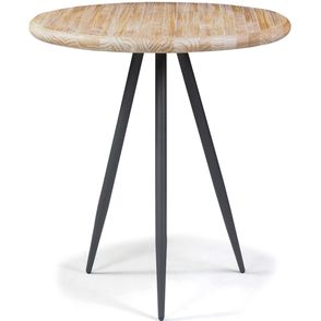 Mesa Lateral Trianon Metal Grafite Driftwood 50cm - 44893