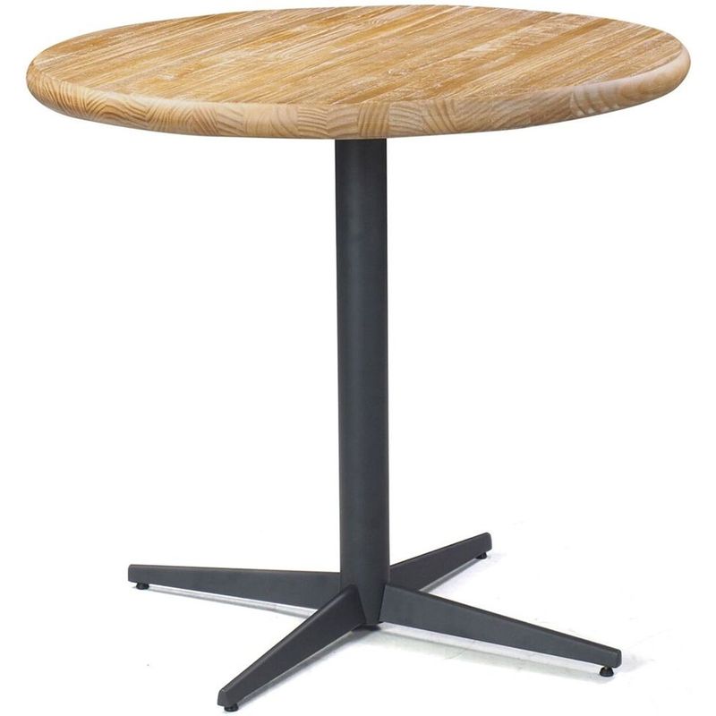 MesaJantarRedondaBasiqueMetalGrafiteDriftwood70cmLARG