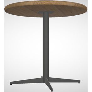 Mesa Jantar Redonda Basique Metal Grafite Driftwood 70cm - 43790