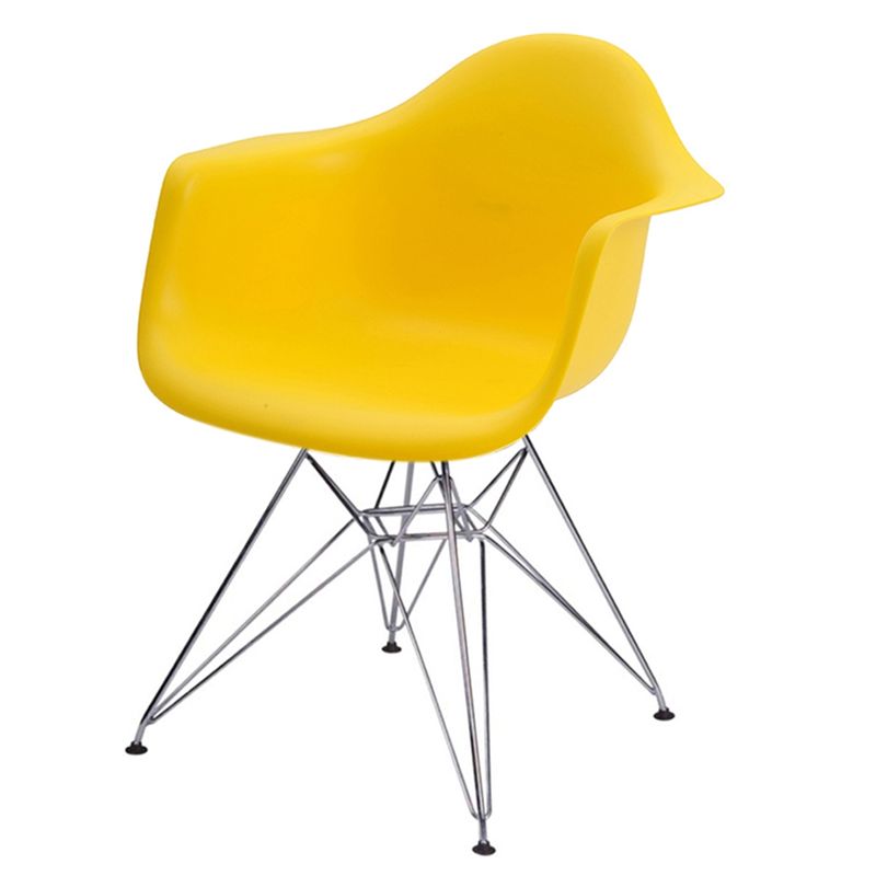 CadeiraEamesEiffelcomBracoPolipropilenocorAmareloBaseCromada44919