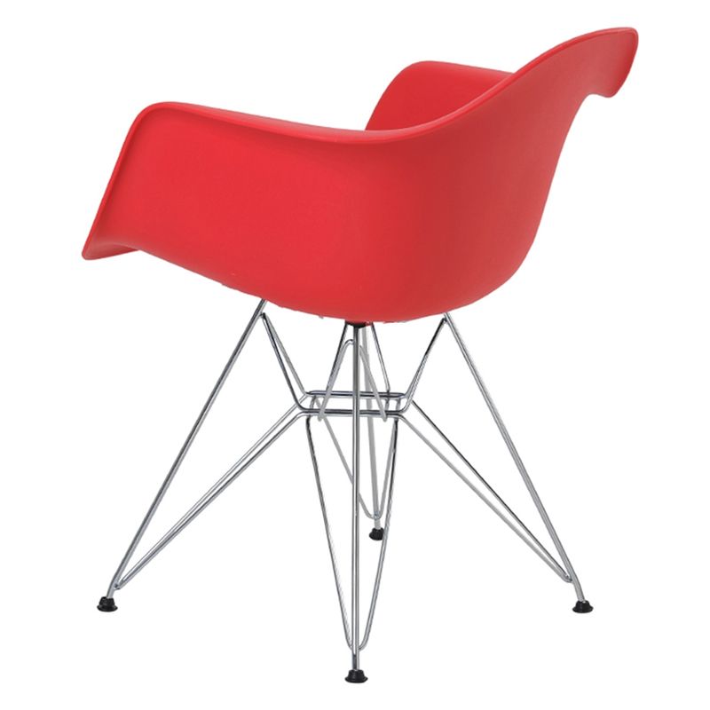 CadeiraEamesEiffelcomBracoPolipropilenocorVermelhoBaseCromada44924