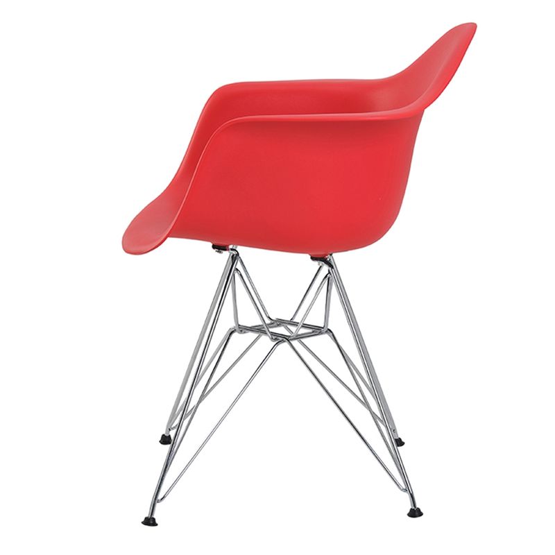 CadeiraEamesEiffelcomBracoPolipropilenocorVermelhoBaseCromada44924