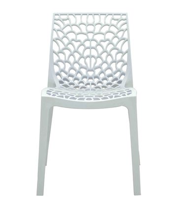 Cadeira Gruver em Polipropileno cor Branco - 44965