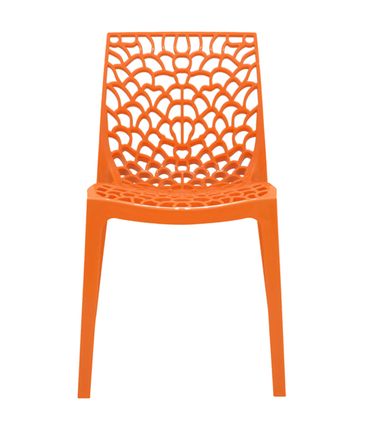 Cadeira Gruver em Polipropileno cor Laranja - 44966