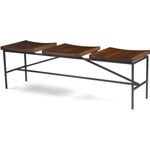 BancoTrilogyMetalGrafiteRusticBrown140MTLARG