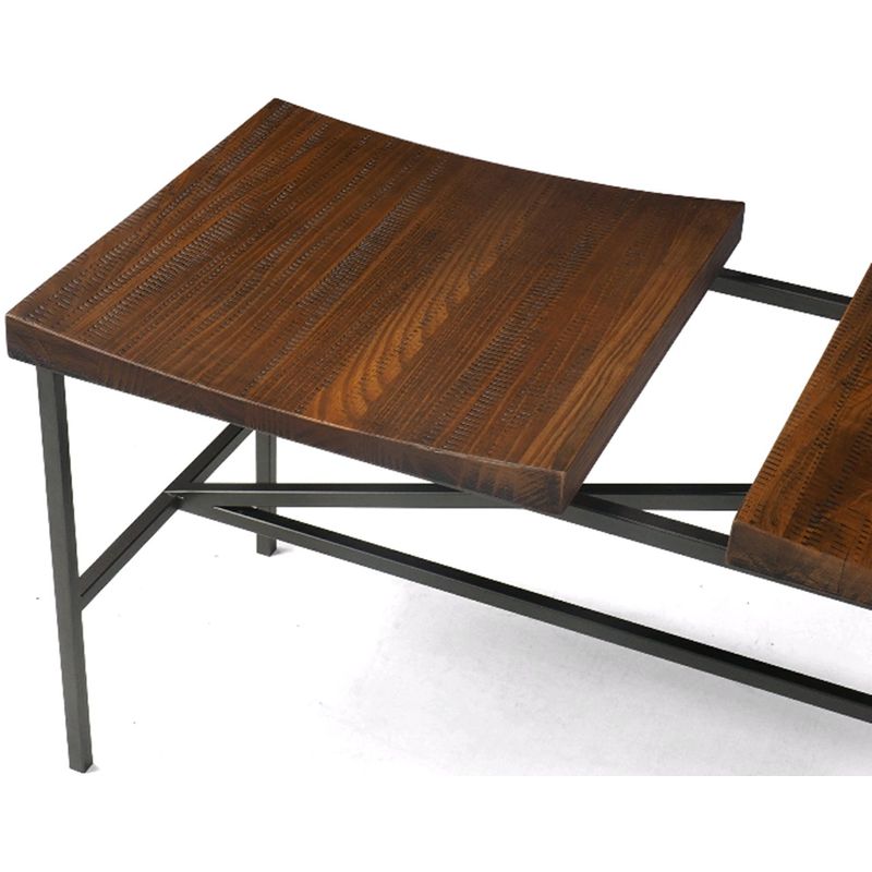 BancoTrilogyMetalGrafiteRusticBrown140MTLARG