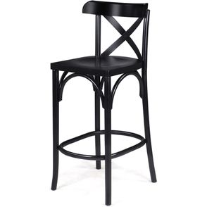 Banqueta Alta Bristol Preto 102cm  - 45003