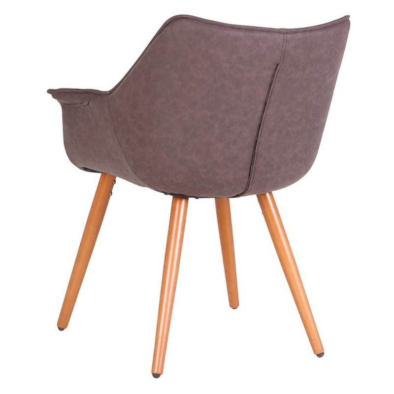 CadeiraMoniqueAssentoPUMarromEscurocomBasePalito45037