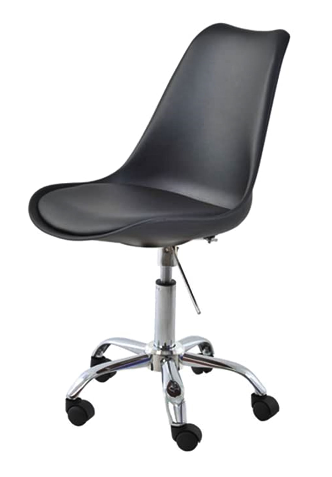 Cadeira-Saarinen-Assento-em-Polipropileno-cor-Preto-com-Base-Cromada---45065