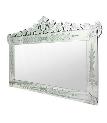 Espelho Veneziano Garden Cor Prata 1,00 MT (LARG) - 45829