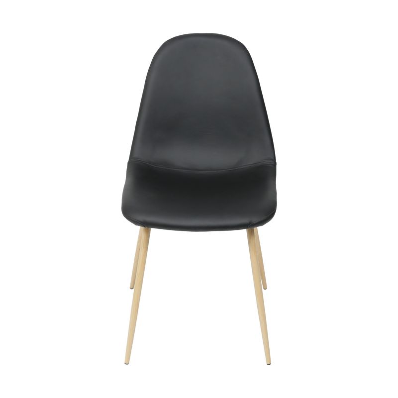 CadeiraRobinAssentoPUPretocomBaseMetalcorMadeira46508