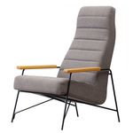 PoltronaSohoAltaAssentoBarkclothDriftwoodcomBaseEpoxiPreta48484