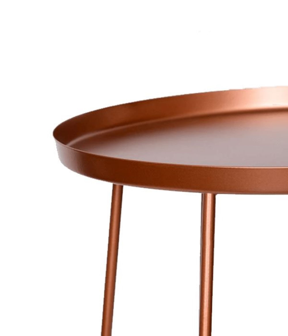 Mesa-Apoio-Trevo-em-Aco-Carbono-cor-Cobre-40-cm--LARG----48534