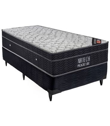 Conjunto Airtech Progressive Nanolastic Solteiro 88 cm (LARG) Base Camurca - 49095