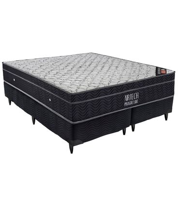 Conjunto Airtech Progressive Nanolastic Queen 1,58 cm (LARG) Base Camurca - 49100