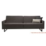 SofaGrandPretocomPesdeMetalPreto3Lugares49484