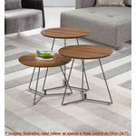 MesaLateralRebordTampoMadeiraNaturalcomBaseOuroVelho55cmALT49505