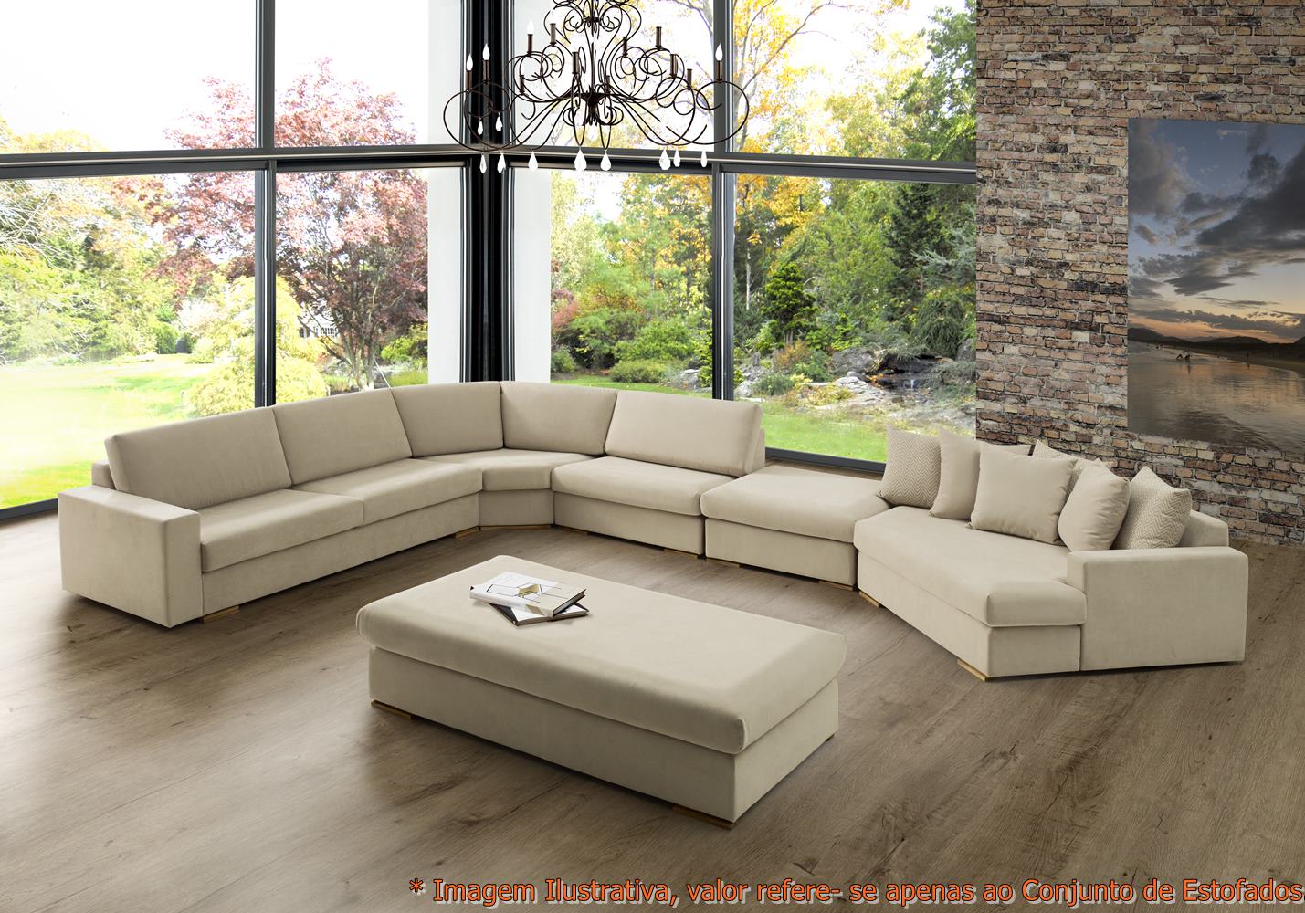 Conjunto-Sofa-Style-Bege-Pes-Amendoa-com-Canto-Chaise---49596