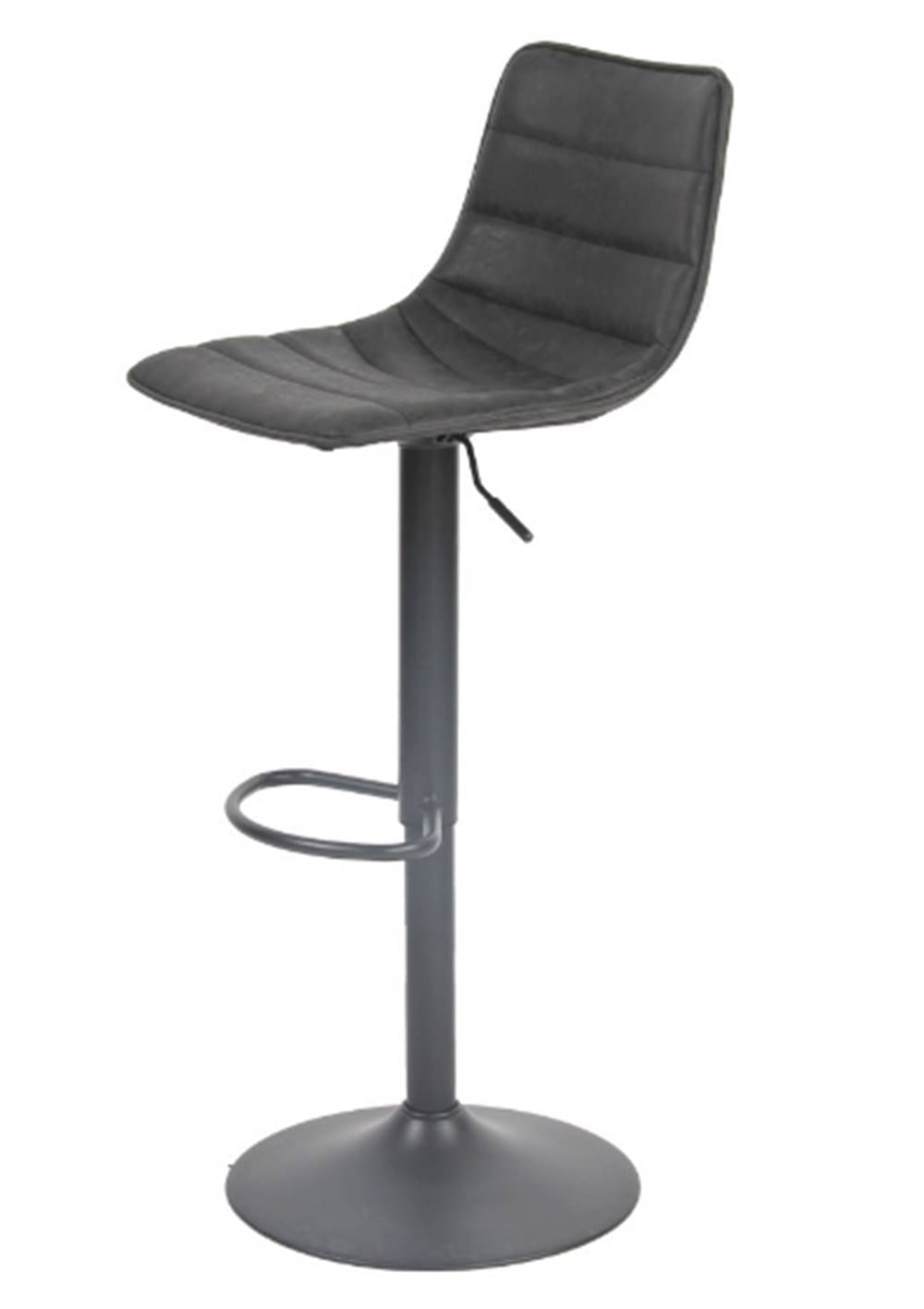 Banqueta-George-PU-Preto-Base-Preta-Giratoria---49911