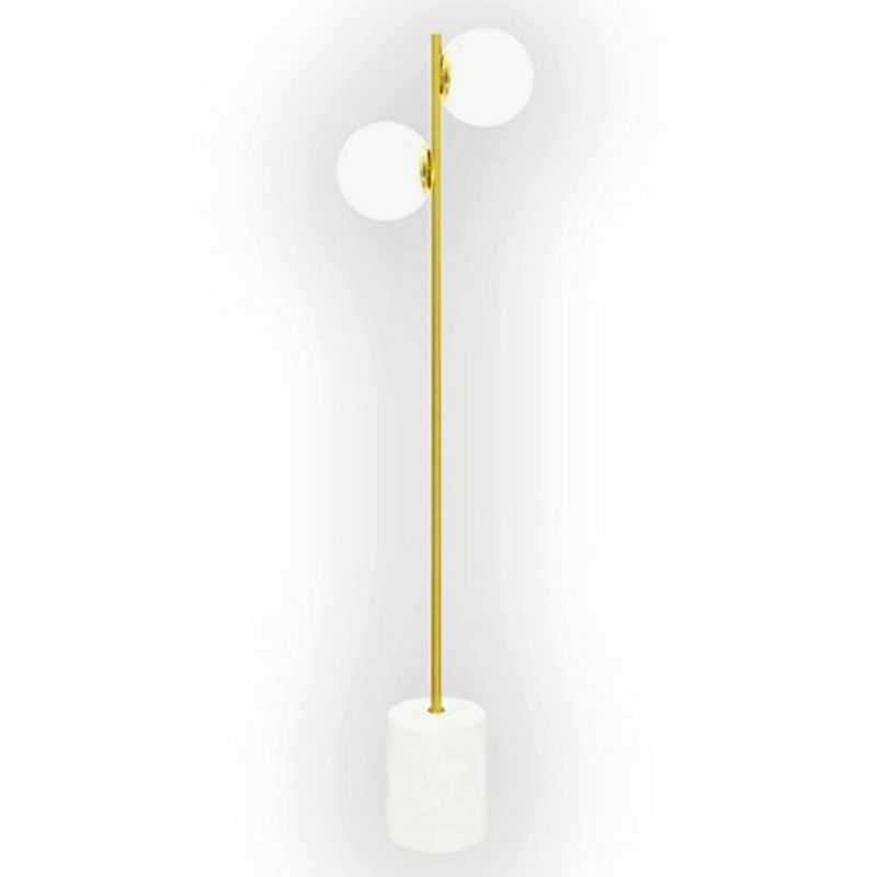 LuminariadeChaoGloobAcoDouradoEscovadocomMarmoreBranco50005