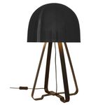 LuminariadeMesaToddyCupulaPretaBasePretoFosco55cmALT49760