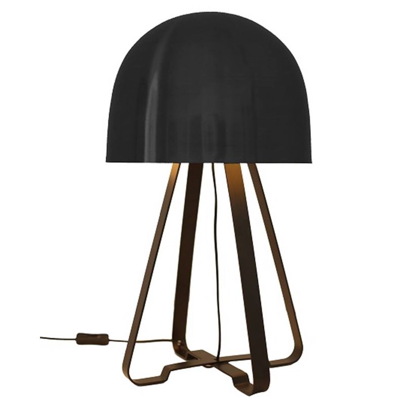 LuminariadeMesaToddyCupulaPretaBasePretoFosco55cmALT49760