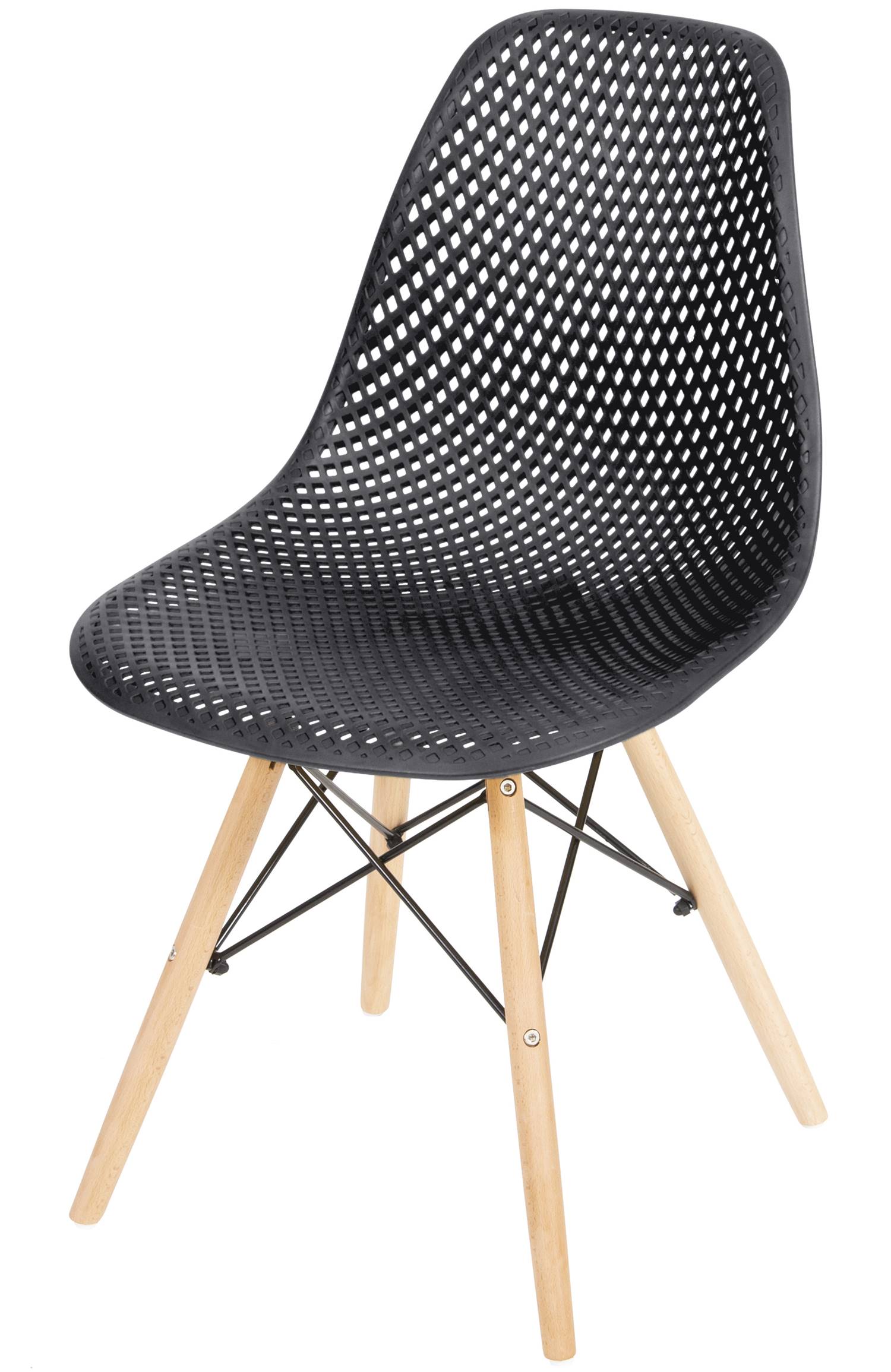 Cadeira-Eames-Furadinha-cor-Preta-com-Base-Madeira---50004