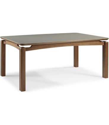 Mesa de Jantar Mountain Madeira Tampo de Vidro 198cm - 50925