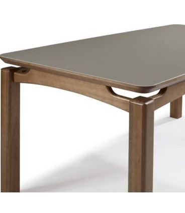 Mesa de Jantar Mountain Madeira Tampo de Vidro 198cm - 50925