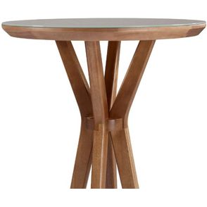 Mesa Bistro Natu com Tampo de Vidro 60 cm (LARG) - 51201