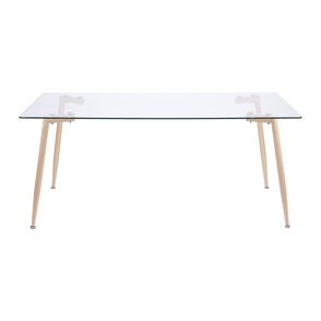 Mesa de Jantar Scandinavian em Aco cor Mel 140cm - 51860