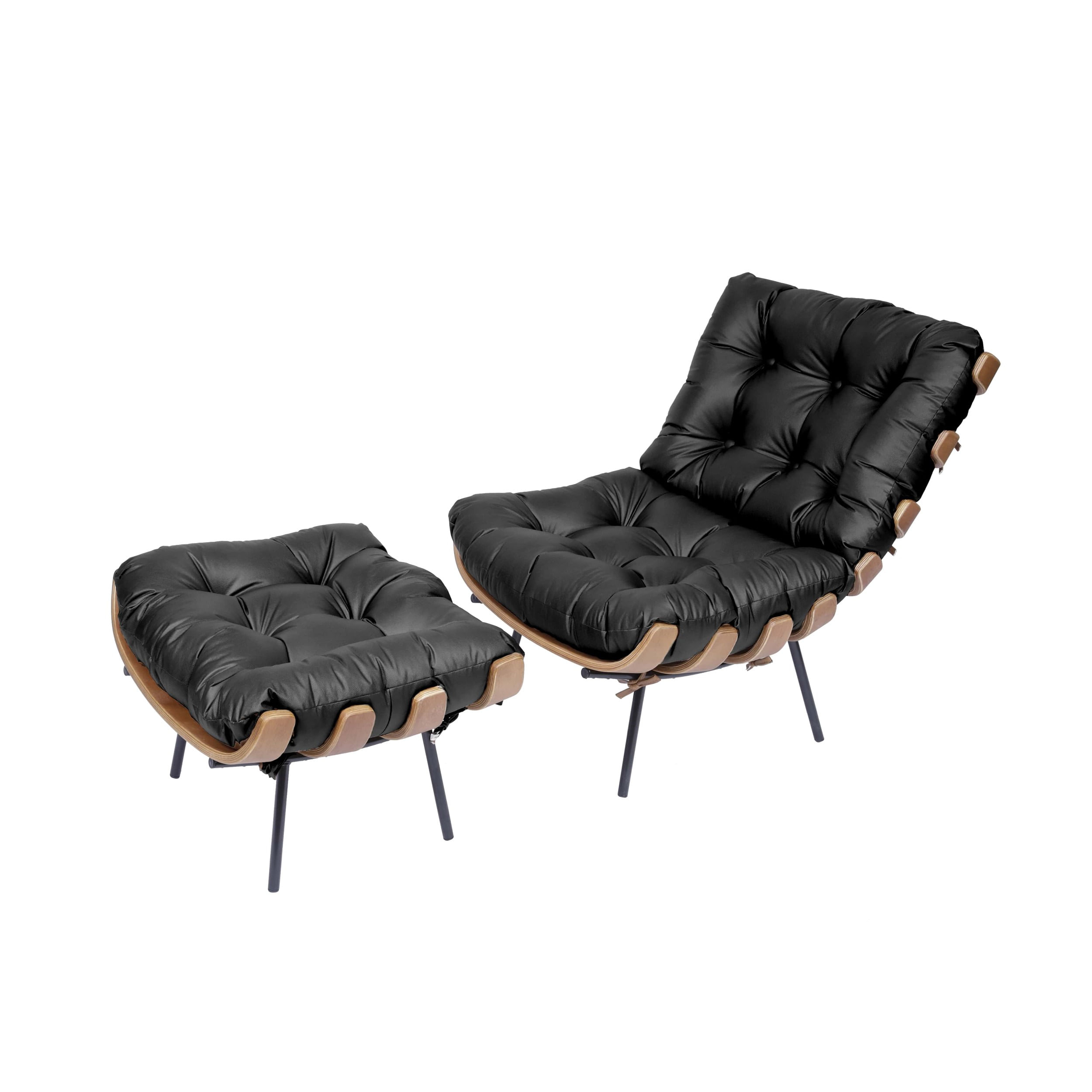 Poltrona-Costela-com-Pufe-Courissimo-Preto-Base-de-Ferro---51913
