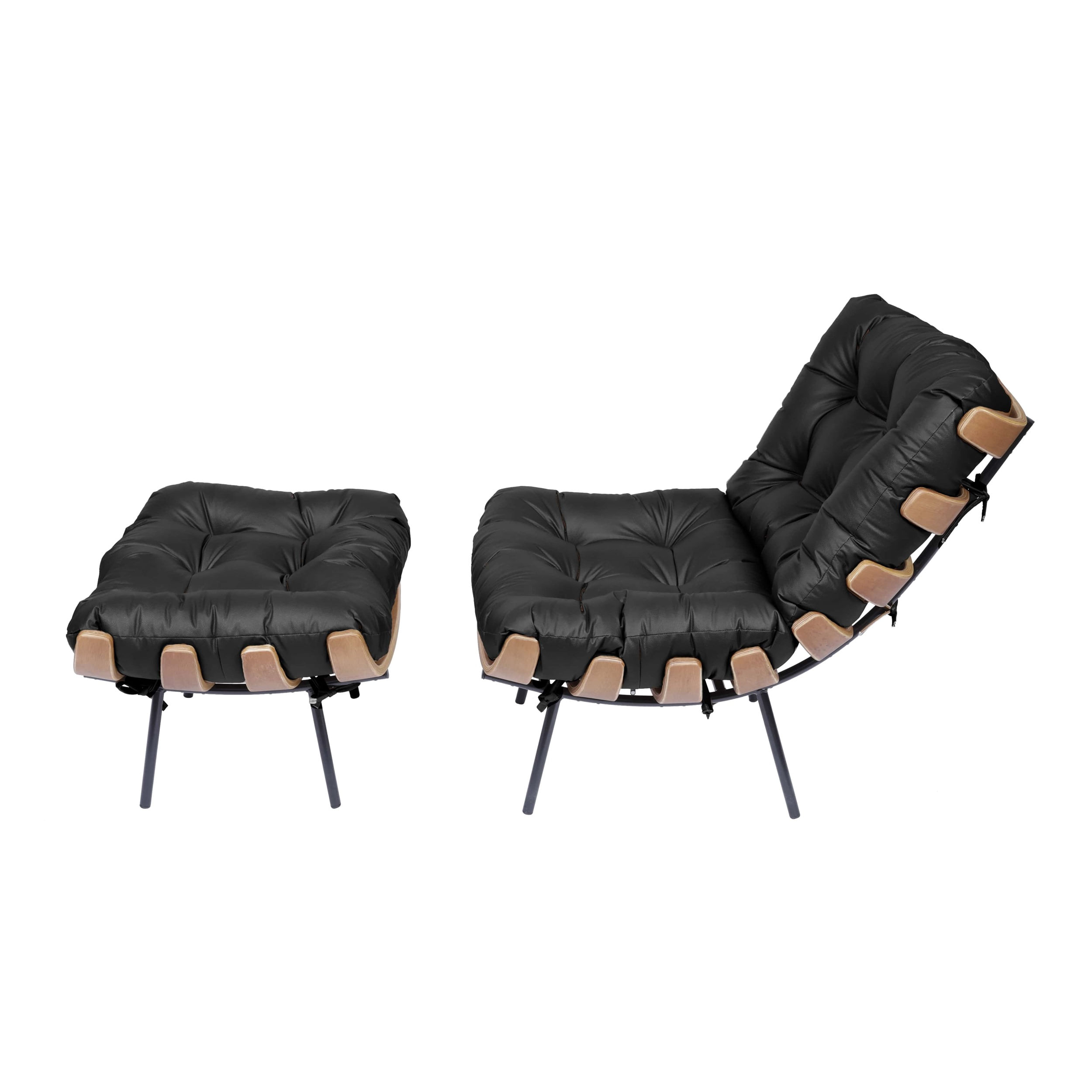 Poltrona-Costela-com-Pufe-Courissimo-Preto-Base-de-Ferro---51913