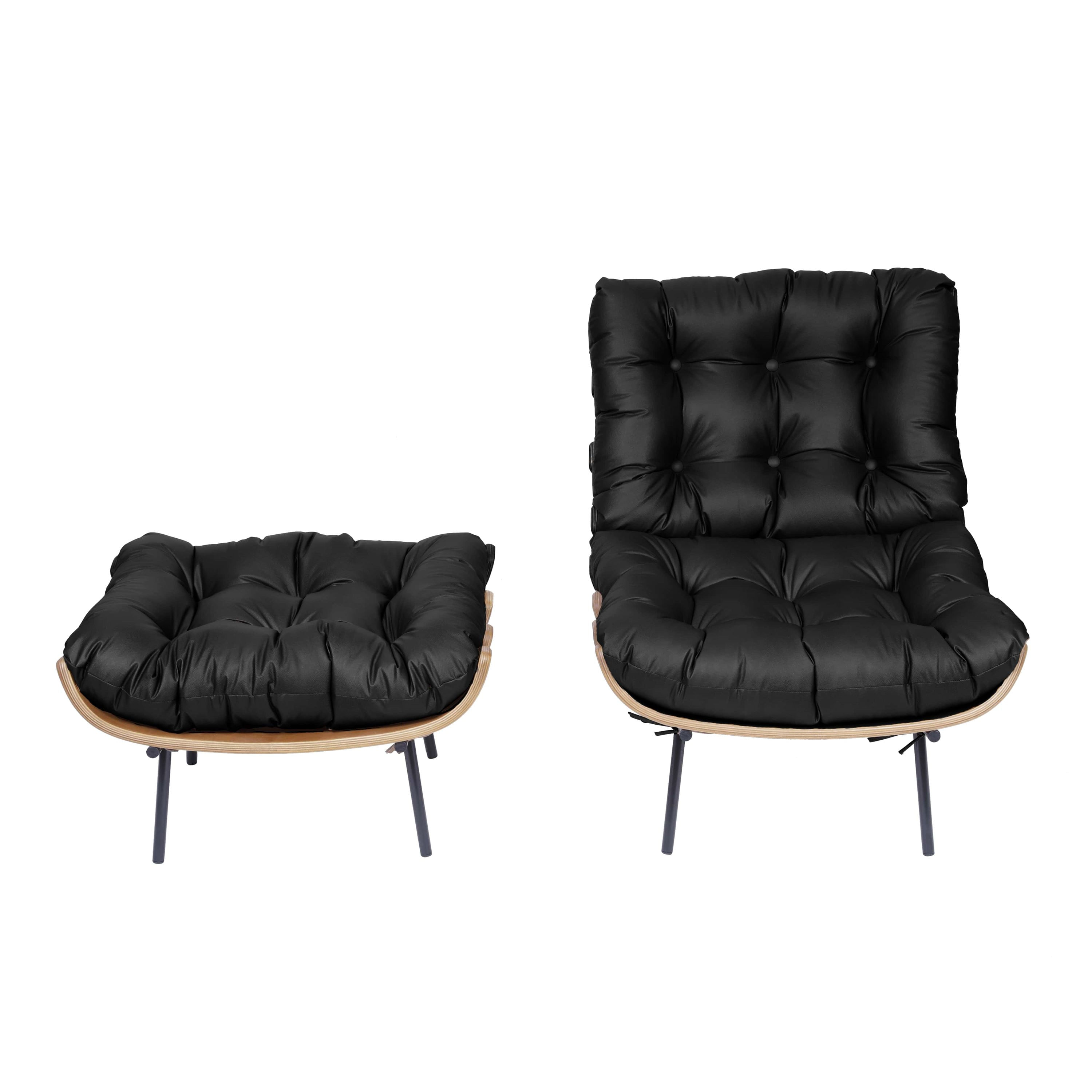 Poltrona-Costela-com-Pufe-Courissimo-Preto-Base-de-Ferro---51913