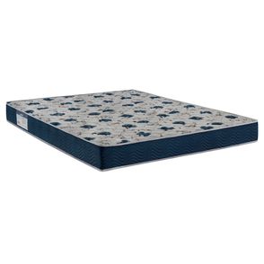 Colchao Iso 6.0 - D28 Viuva 128 cm (LARG) Azul e Branco - 52002